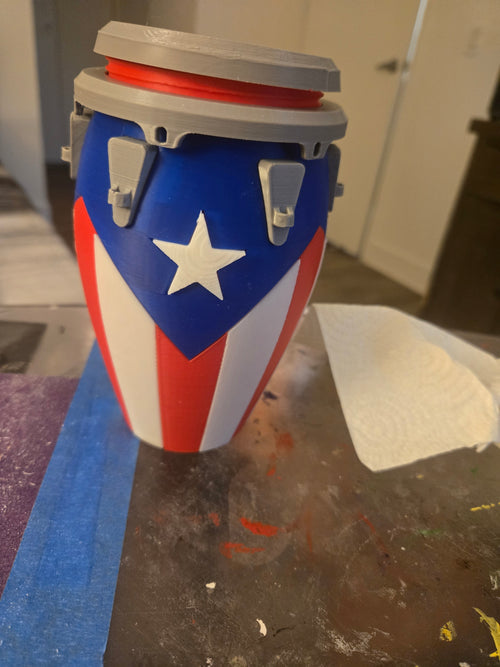 3D printed congas can holder